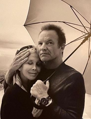 Trudie with her husband Sting